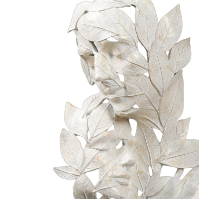 Polyresin Couple Leaf Figurine