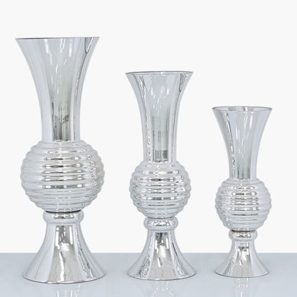 Silver or Gold Glass Vase