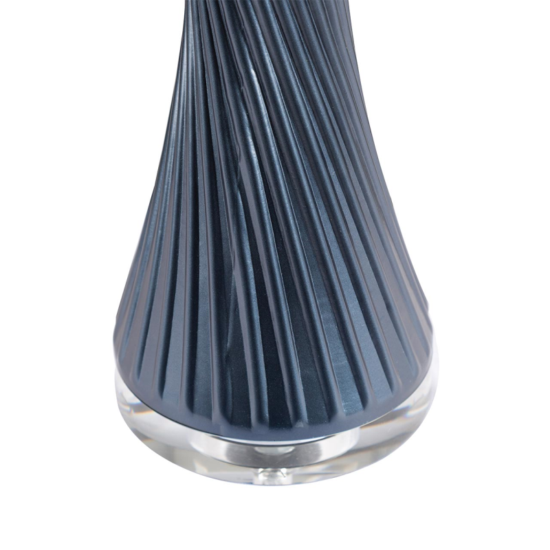 Twist Table Lamp With Linen Shade