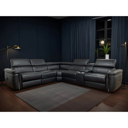 Somerville Power Recliner Corner Genuine Leather Sofa